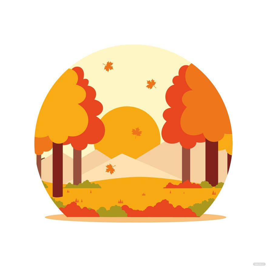 Sunset Autumn Vector in Illustrator, SVG, JPG, EPS, PNG - Download | Template.net