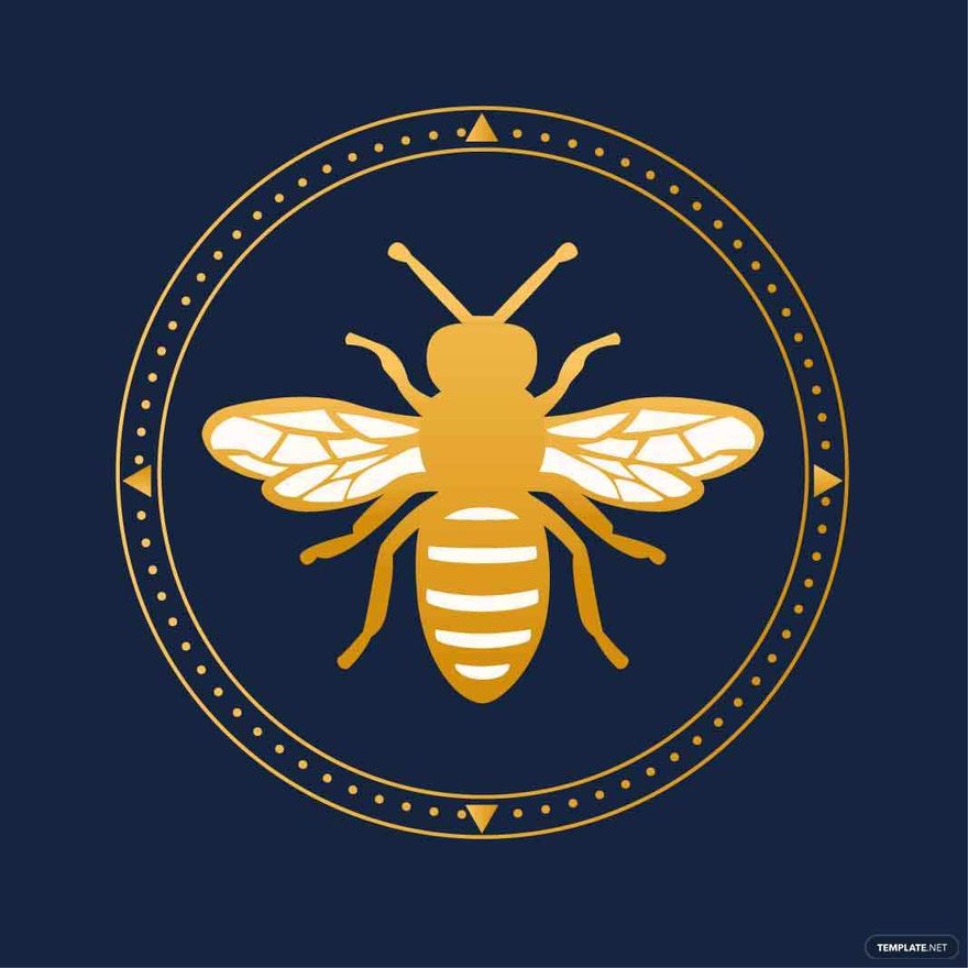 Bee Symbol Vector