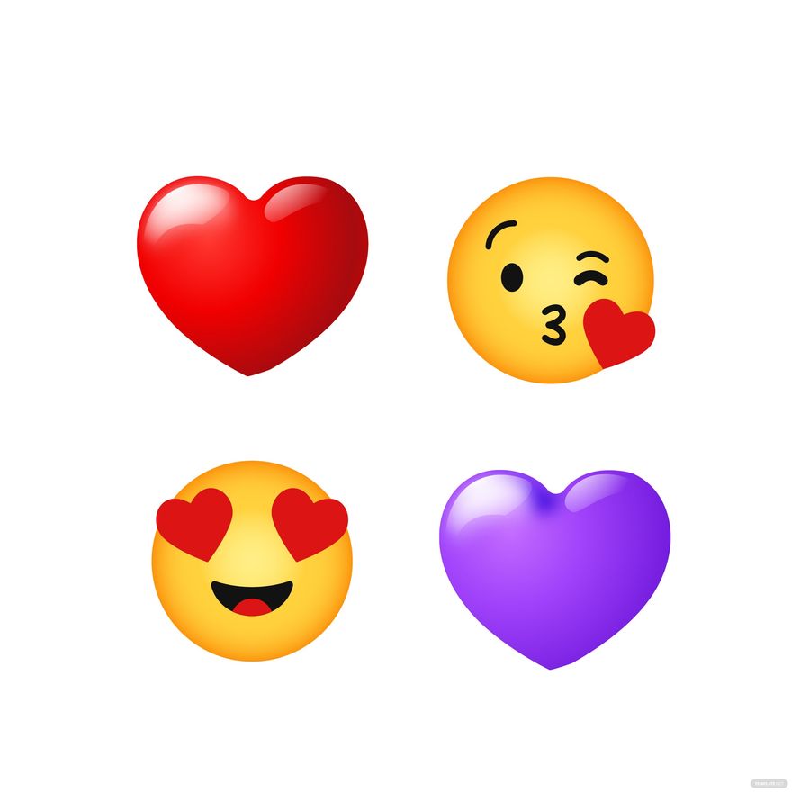 Valentines Emoji Vector