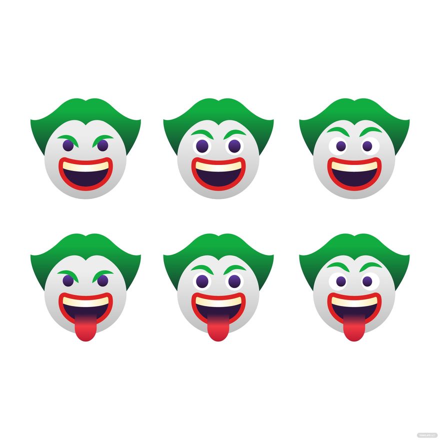 Joker Smiley Vector in Illustrator, SVG, JPG, EPS, PNG - Download | Template.net