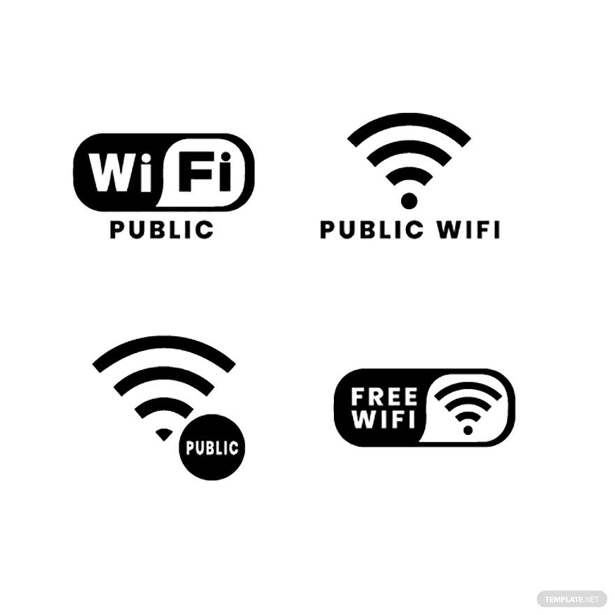 Public Wifi Vector in Illustrator, SVG, JPG, EPS, PNG - Download | Template.net