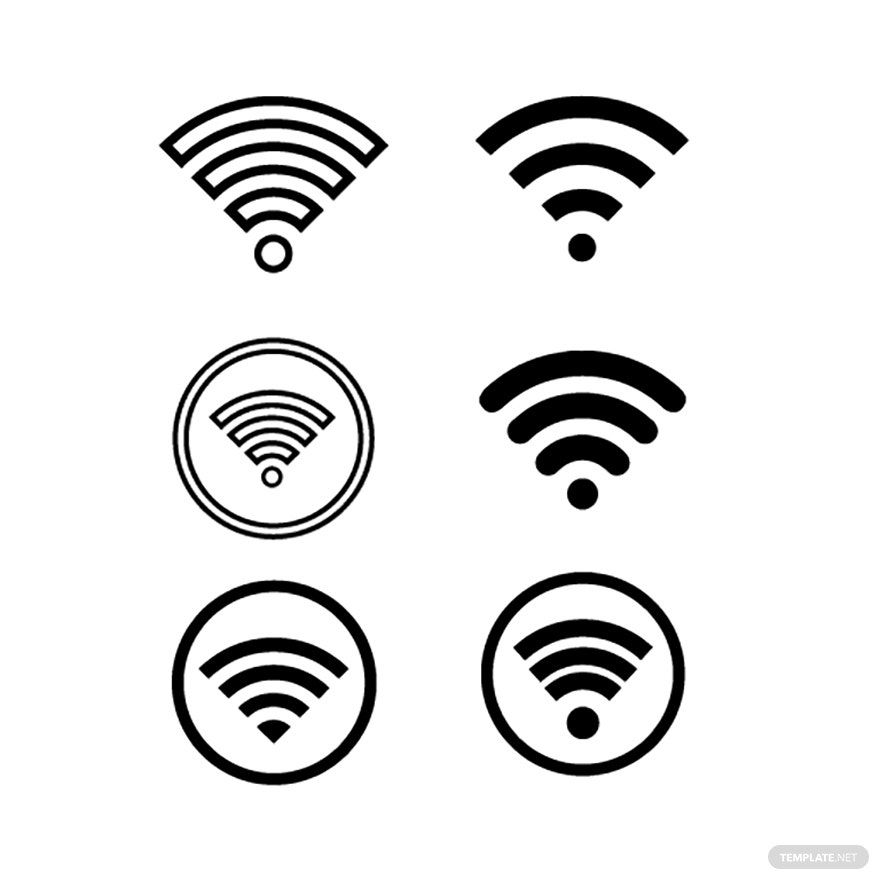 Wifi Shape Vector