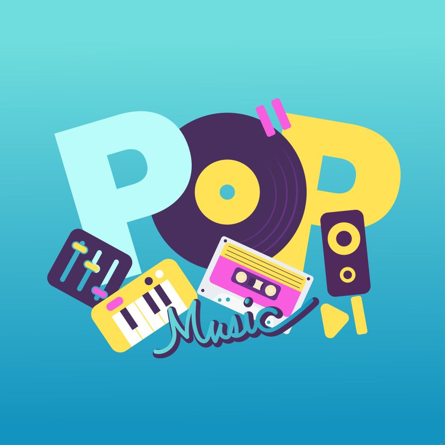 Pop Music Illustration