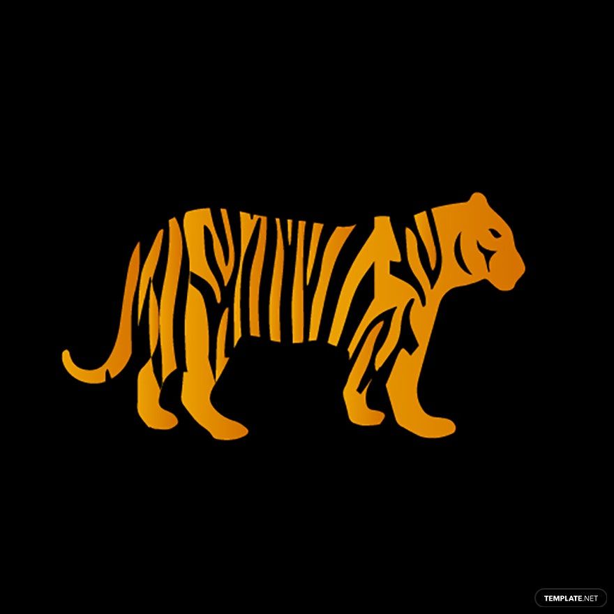 Tiger Full Body Vector in Illustrator, SVG, JPG, EPS, PNG - Download | Template.net