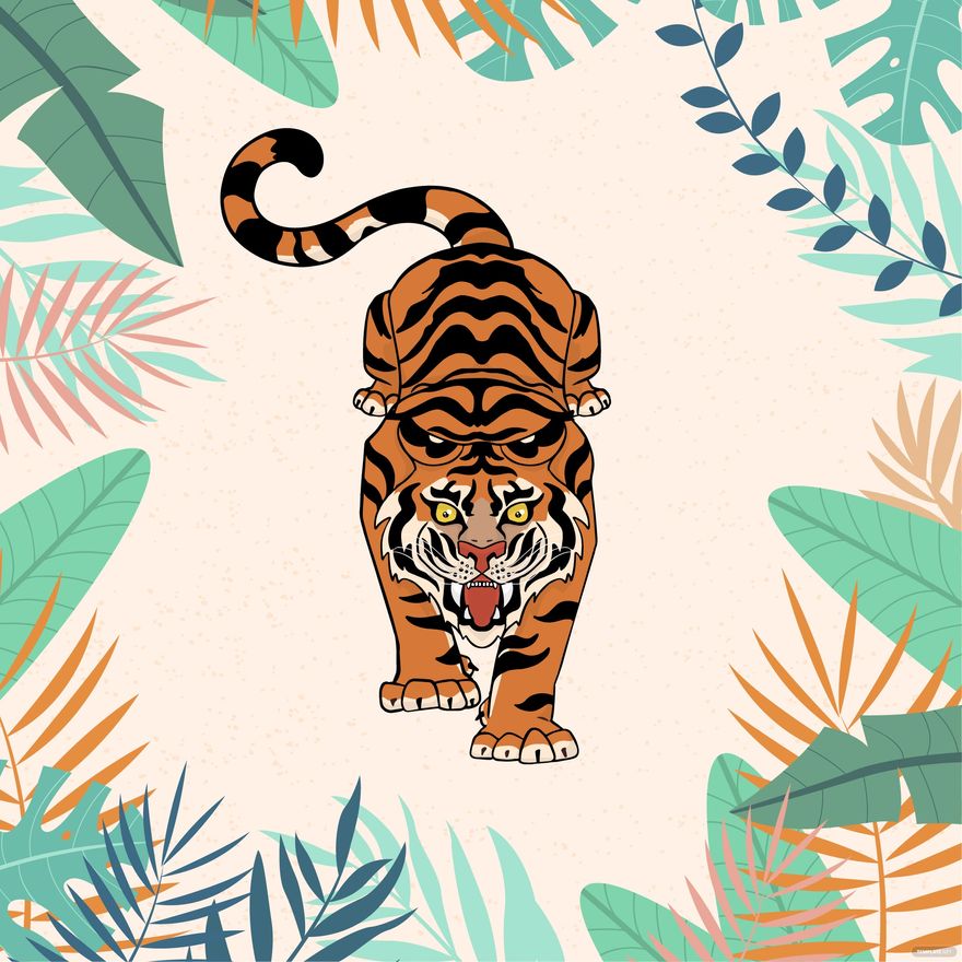 Fierce Tiger Vector in Illustrator, SVG, JPG, PNG, EPS - Download | Template.net