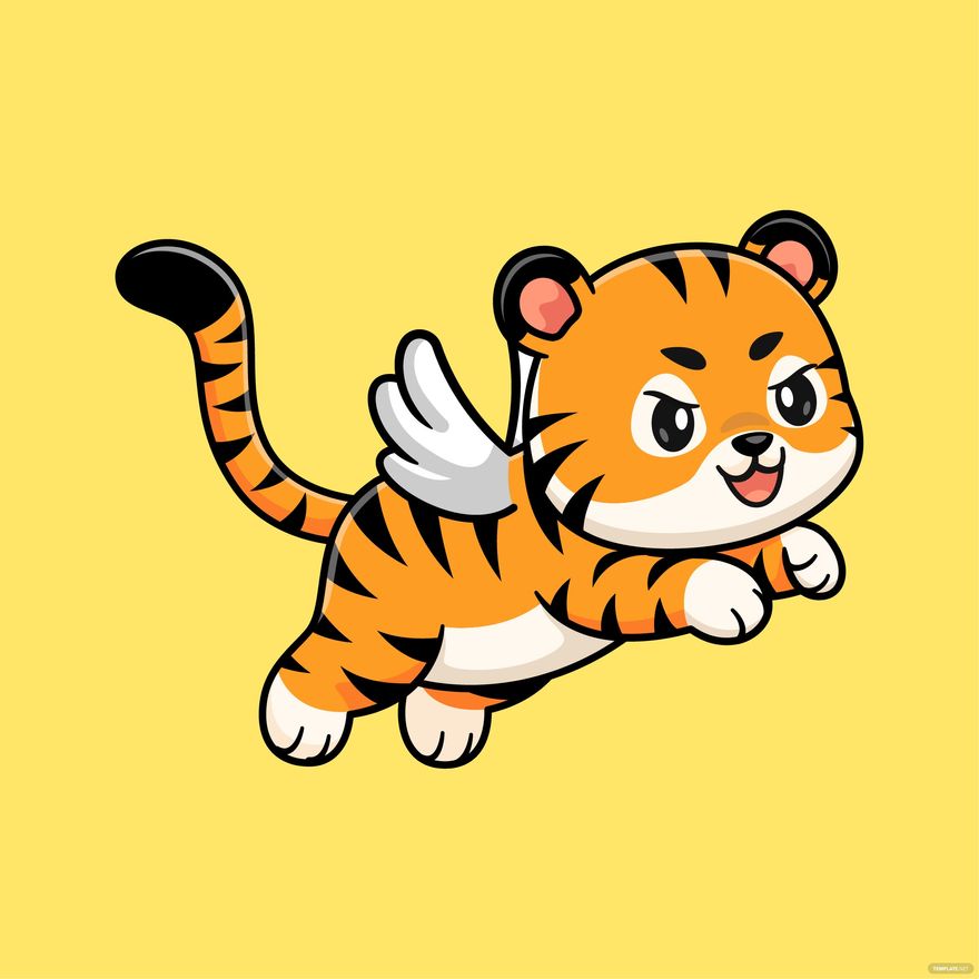 Flying Tiger Vector in Illustrator, SVG, JPG, EPS, PNG - Download | Template.net