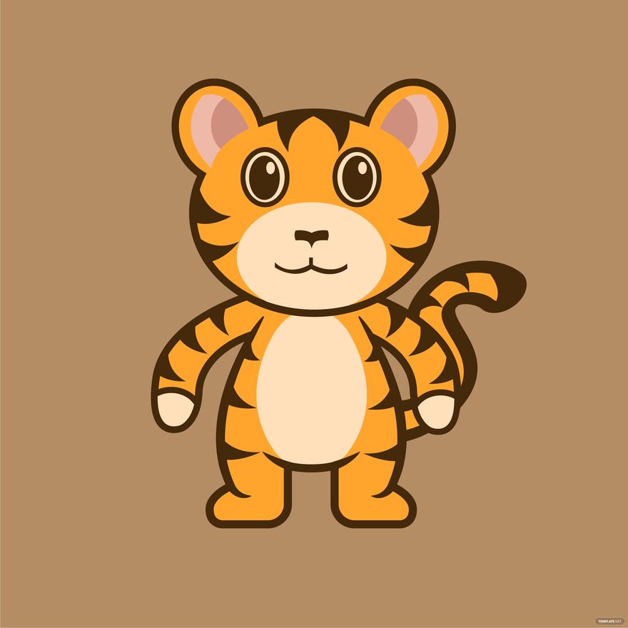 Tiger Mascot Vector in Illustrator, EPS, JPG, PNG, SVG - Download | Template.net