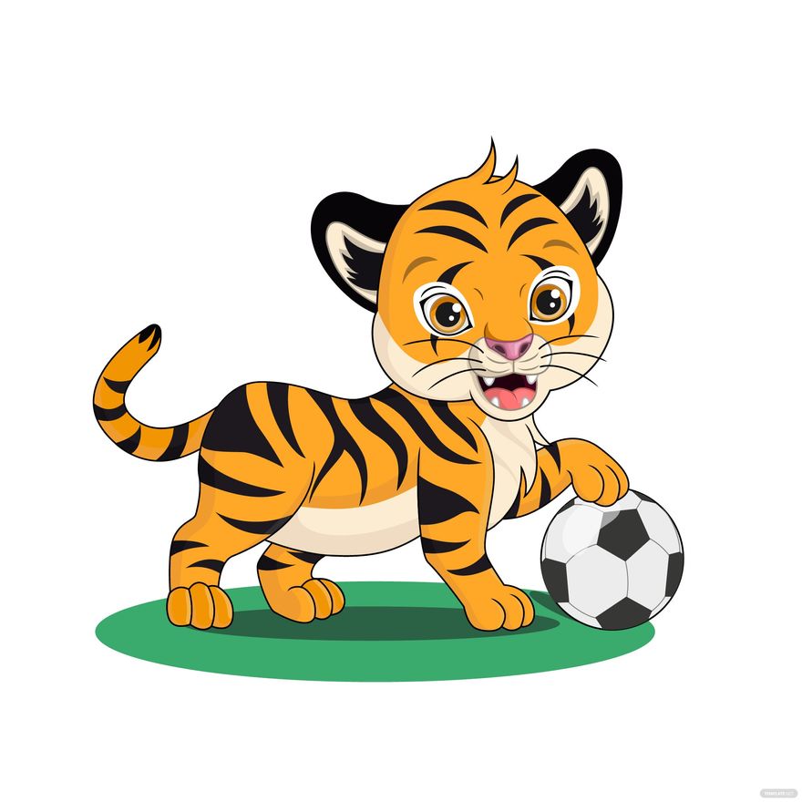 Tiger Cub Vector in Illustrator, SVG, JPG, EPS, PNG - Download | Template.net