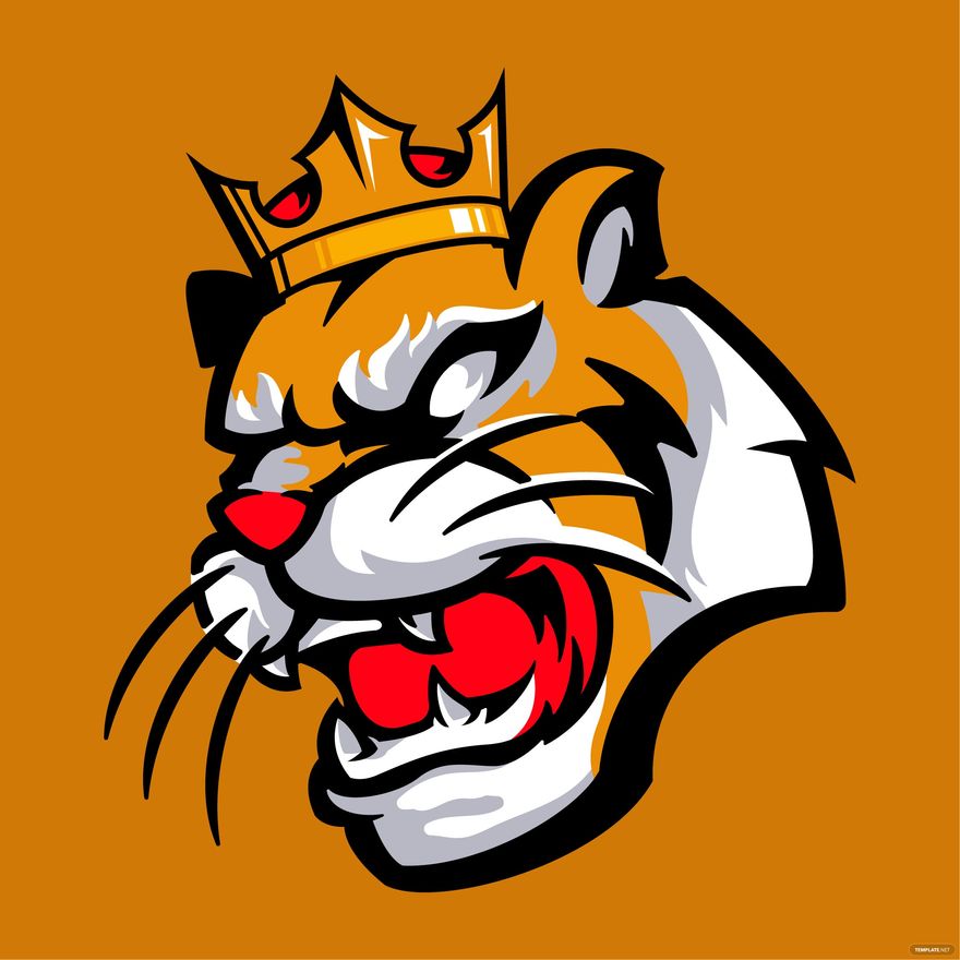 King Tiger Vector in Illustrator, SVG, JPG, EPS, PNG - Download | Template.net