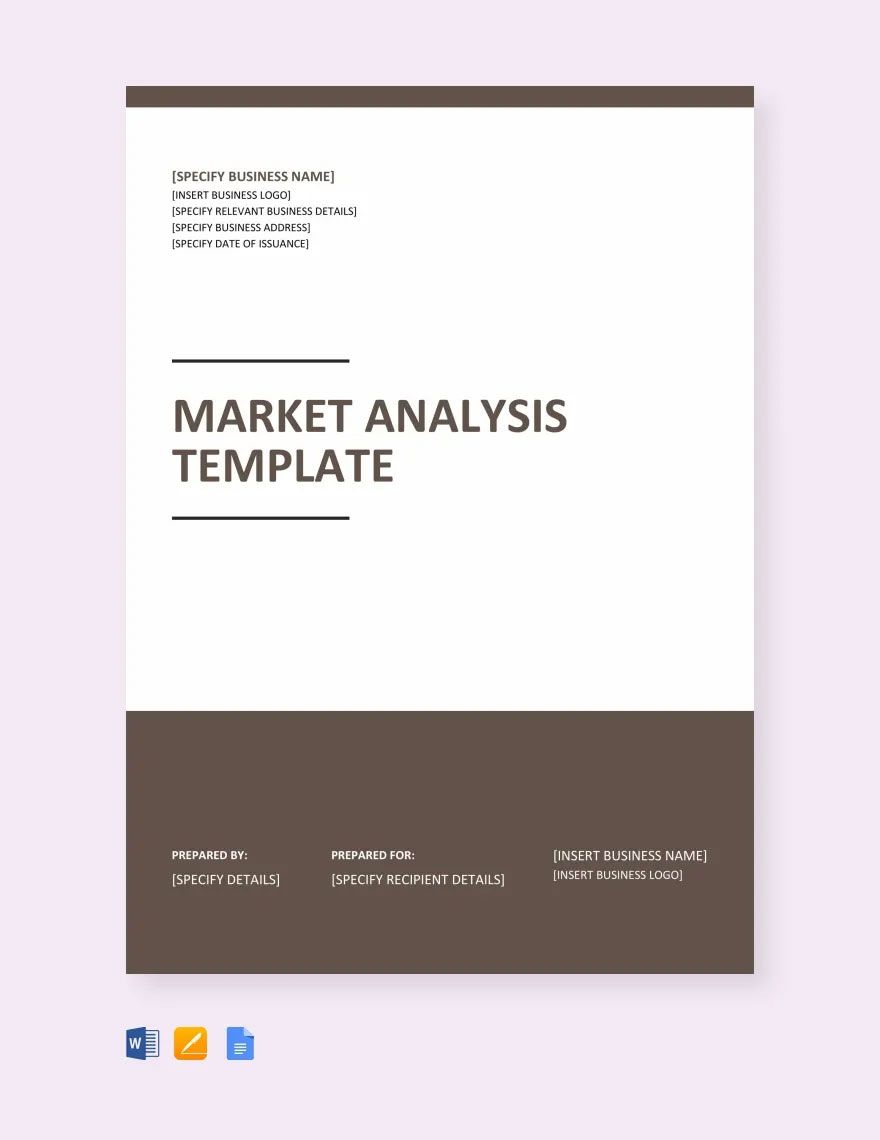 Market Analysis Template in Word, Pages, Google Docs - Download | Template.net