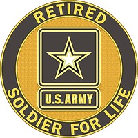 U.S. Army Retired Service Identification Badge