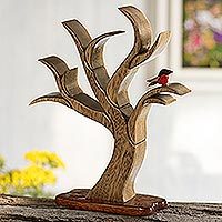 Wood sculpture, 'Tree in Winter' - Wood sculpture