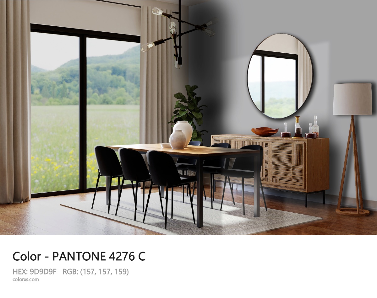 PANTONE 4276 C CMS dining room design