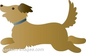 Dog Running Clipart