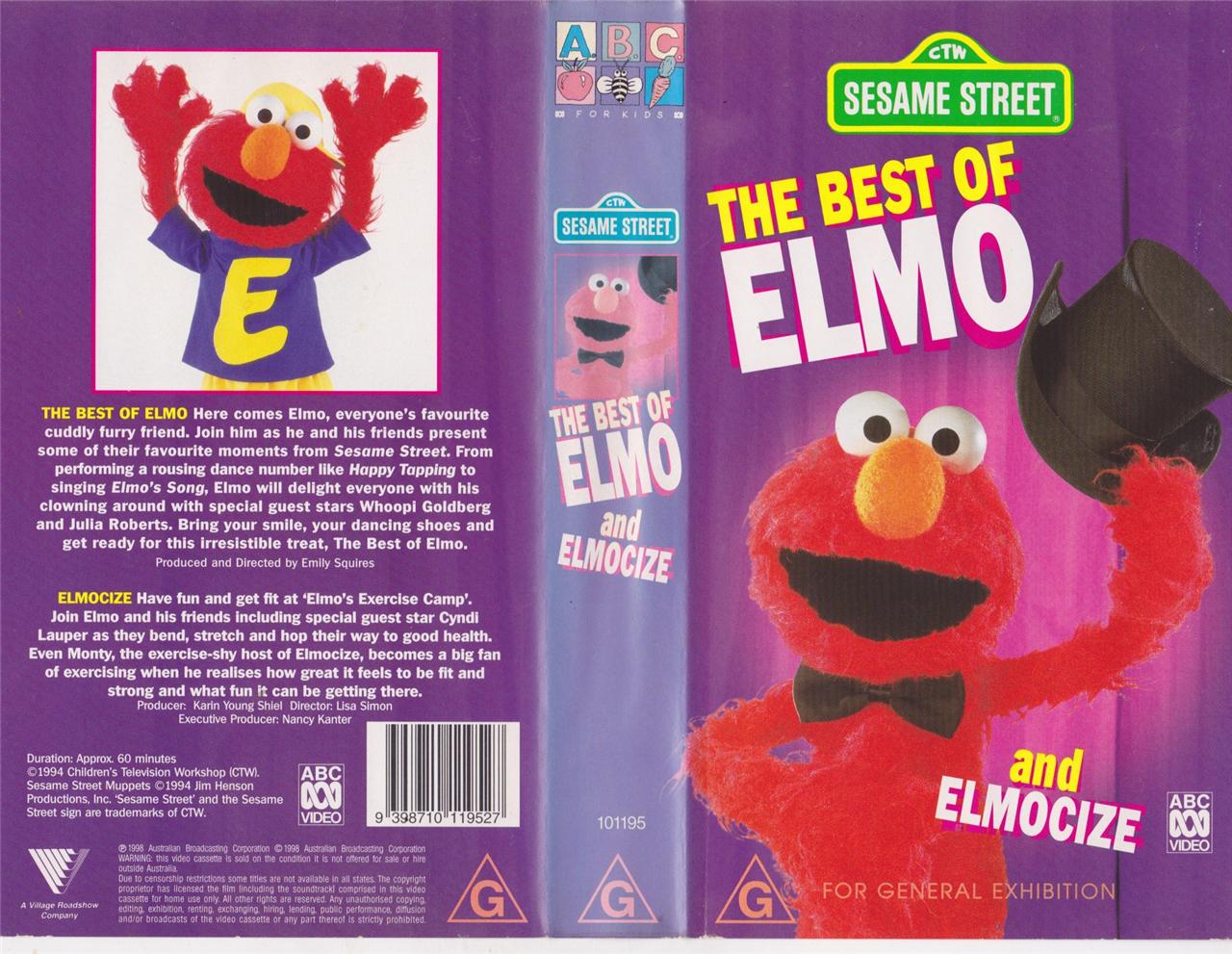 Sesame Street The Best Of Elmo And Elmocize Vhs Video - vrogue.co