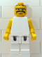 Minifig No: nba052  Name: NBA  Player White Torso, White Legs #3