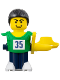 Minifig No: nba058s  Name: McDonald's Sports Basketball Player - Green Torso and Dark Blue Base with Stickers