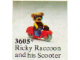 Set No: 3605  Name: Ricky Raccoon and his Scooter