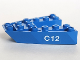 Part No: 2626pb01  Name: Boat, Bow Brick 6 x 6 x 1 with 'C12' Pattern on Both Sides (Stickers) - Set 6353