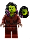 Minifig No: sh0976  Name: Gamora - Dark Red Printed Legs