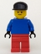 Minifig No: soc097  Name: Soccer Player Womens Team Goalie, Black Cap