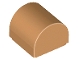 Part No: 49307  Name: Slope, Curved 1 x 1 x 2/3 Double