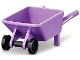 Part No: 98288c03  Name: Minifigure, Utensil Wheelbarrow with Black Trolley Wheels (98288 / 2496)