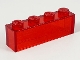 Part No: 3066  Name: Brick 1 x 4 without Bottom Tubes