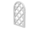 Part No: 30046  Name: Pane for Window 1 x 2 x 2 2/3 Lattice Diamond with Rounded Top