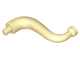 Part No: 43892  Name: Elephant Tail / Trunk with Bar End - Short Curved Tip