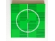 Part No: 10202pb014  Name: Tile 6 x 6 with Bottom Tubes with Soccer (Football) Pitch Center Circle Pattern