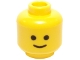 Part No: 3626p01  Name: Minifigure, Head Standard Grin Pattern