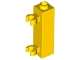 Part No: 60583b  Name: Brick, Modified 1 x 1 x 3 with 2 Clips (Vertical Grip) - Hollow Stud