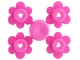 Part No: 3742sprue  Name: Plant Flower Small, 4 on Sprue