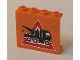 Part No: 4215bpb29  Name: Panel 1 x 4 x 3 - Hollow Studs with Tow Truck Danger Sign Pattern (Sticker) - Set 7642