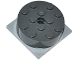 Part No: 87081c03  Name: Turntable 4 x 4 x 1 1/3 with Light Bluish Gray Square Base, Locking (87081 / 61485)