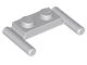 Part No: 3839b  Name: Plate, Modified 1 x 2 with Bar Handles - Flat Ends, Low Attachment