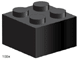 Set No: 3453  Name: 2 x 2 Black Bricks