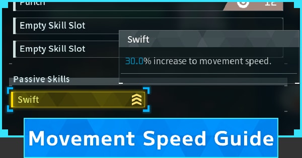 Increase Speed