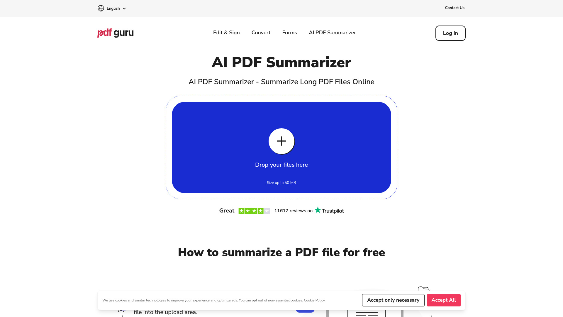 AI PDF Summarizer от PDF Guru