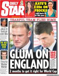 Portada de Daily Star (United Kingdom)