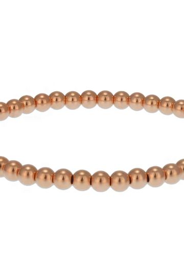 Plain Bracelet 4 mm - Rose Gold