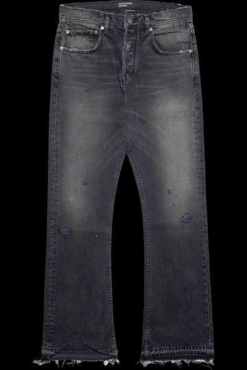 ERD FLARE JEANS (WASHED CHARCOAL)