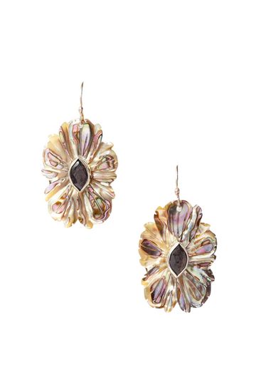 Magnolia Earrings Abalone