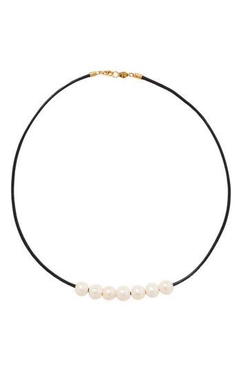 River Necklace White Pearl