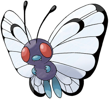 Butterfree artwork by Ken Sugimori