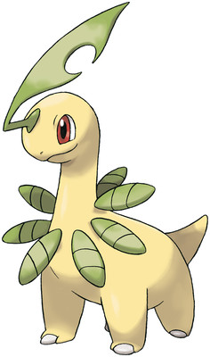 Bayleef artwork by Ken Sugimori