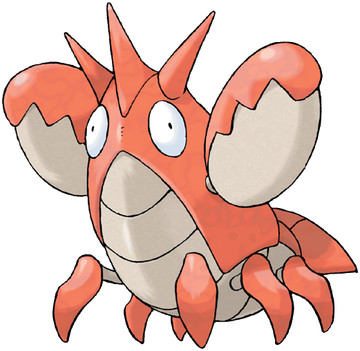 Corphish artwork by Ken Sugimori