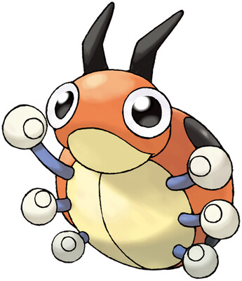 Ledyba artwork by Ken Sugimori