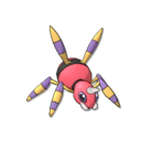 Ariados sprite from Ultra Sun & Ultra Moon